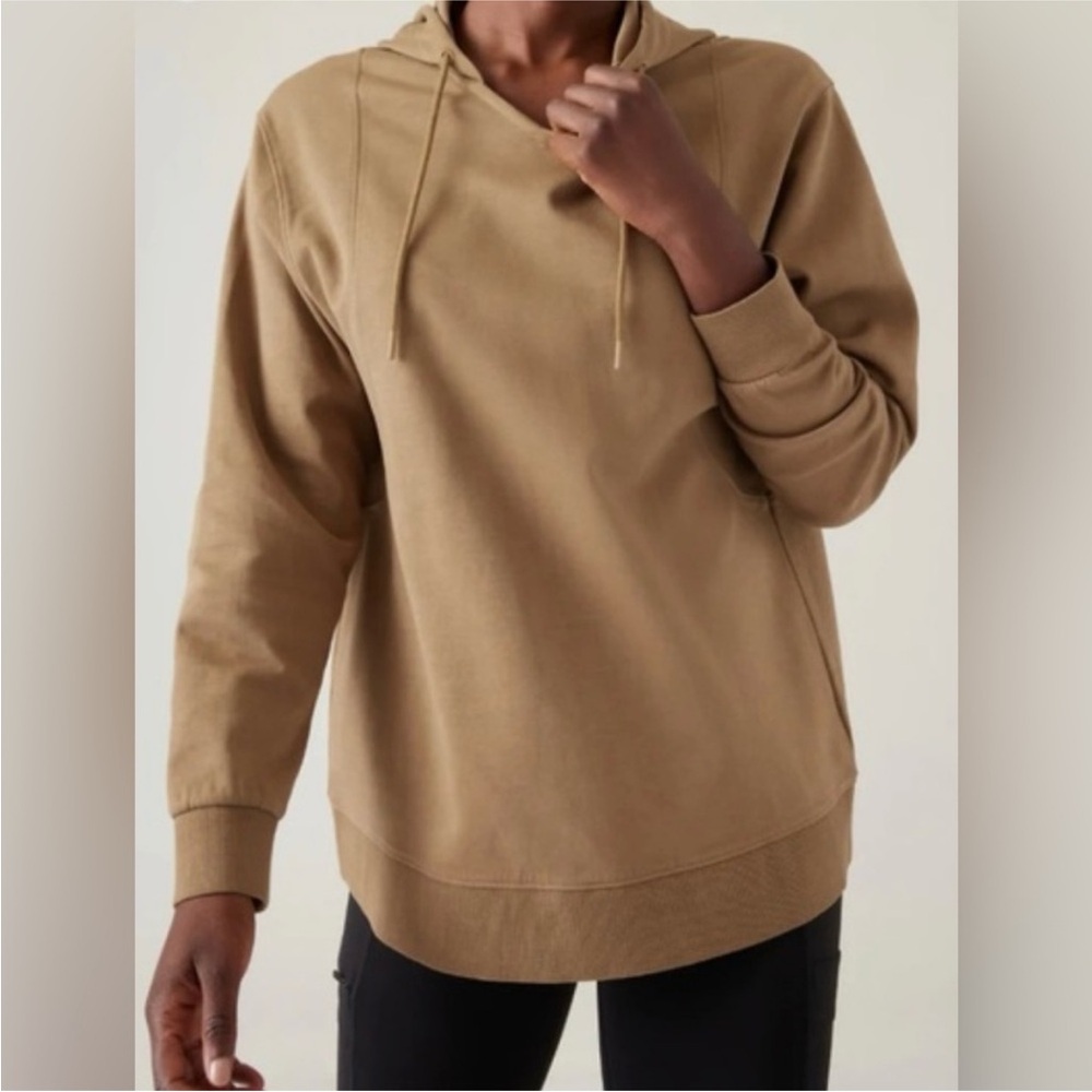 Athleta Sundown hoodie Big Sur Brown size Large
